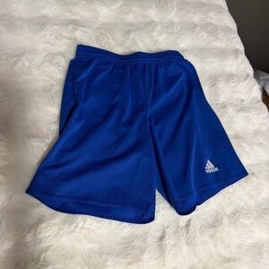 preowned, Adidas Aeroready blue athletic shorts, size M 11/12